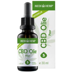 Wedihemp CBD olie broad spectrum 5% 30 ml 1500 mg CBD