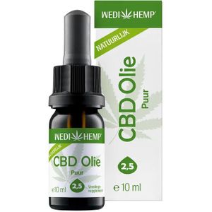 Medihemp - CBD Olie Puur - 2,5% - 10ML