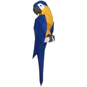 Wizardi Papercraft 3D model papegaai