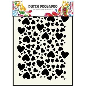 Dutch Doobadoo A5 sjabloon 5038 hearts