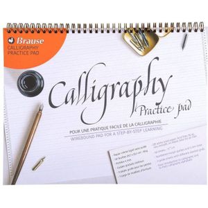 Brause Calligraphy practice pad - 96450B maat A4