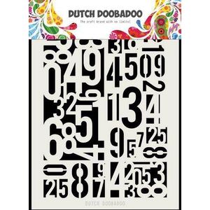 Dutch Doobadoo Stencil A5 5146 mask numbers