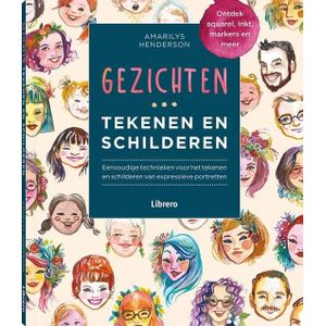 Librero Gezichten tekenen en schilderen