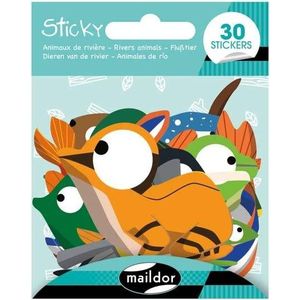 Maildor Sticky stickers rivier 177C