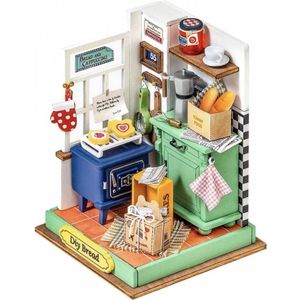 Robotime Afternoon Baking Time | DIY miniatuurhuisje | Dollhouse Box Theater | DS029