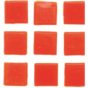 Glorex Glasmozaiek 20x20mm 100gr 6.2420 - 99 oranje