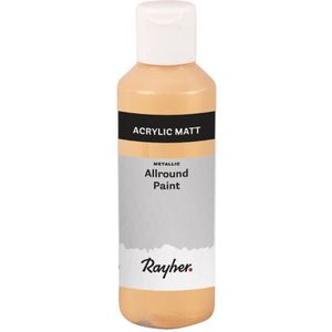 Rayher Allround acryl paint metal 80ml - 572 metallic antraciet