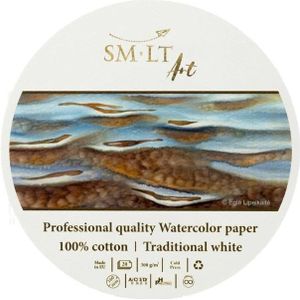 Smlt Watercolour paper rond - Rond 30,5 cm