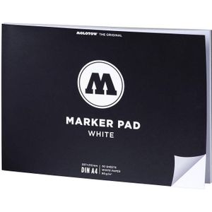 Molotow Marker pad white - Maat A3