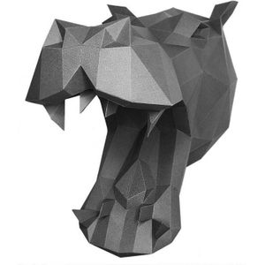 Wizardi Papercraft 3D model nijlpaard