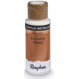 Rayher Extreme sheen metallic acrylverf - 608 sterling silver