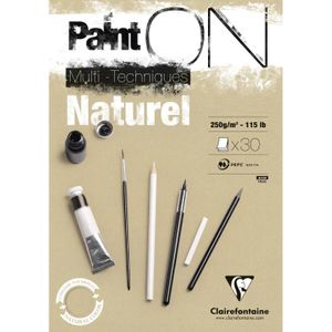 Clairefontaine Paint-on papier blok A2 naturel