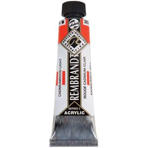 Talens Rembrandt acrylverf 40 ml. tube - 303 cadmiumrood licht