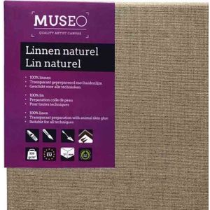 Museo Linnen naturel schildersdoeken - maat 24x30cm per stuk