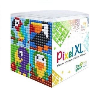 Pixelhobby Pixel XL kubus set vogels 24102