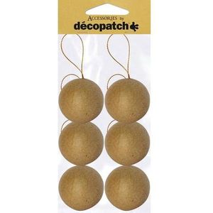 Decopatch Kerstballen groot NO006