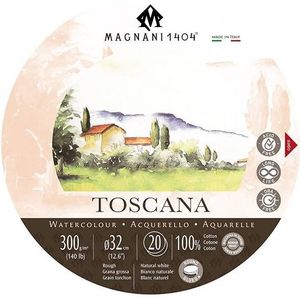 Magnani Aquarelblok toscana rond - diam. 32cm