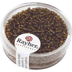 Rayher Rocailles zilverinleg - 2 mm. paars 14064-39