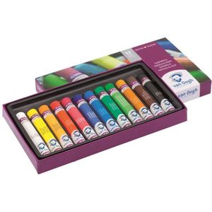 Talens Van gogh oliepastel set 12 kleur