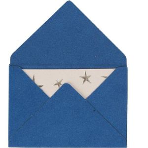 Rico Design Mini envelopes blauw 80.18