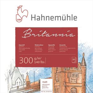 Hahnemuhle Britannia aquarelblok 40x40cm