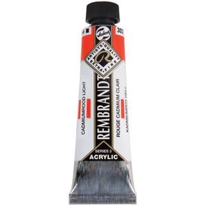 Talens Rembrandt acrylverf 40 ml. tube - 273 transparantoxyde oranje