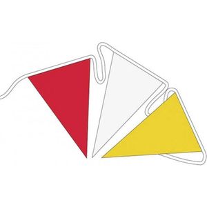Vlaggenlijn rood-wit-geel