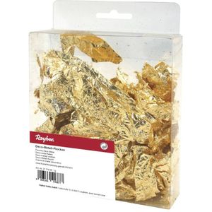 Rayher Deco metaal vlokken goud 71506