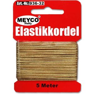 Meyco Elastisch koord goud 936-32