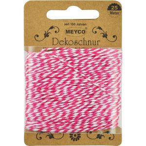 Meyco Decokoord wit/roze 936-75