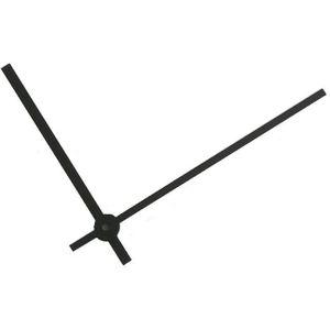 Glorex Uurwijzers recht aluminium zwart - 2700.903 maat 53/39mm
