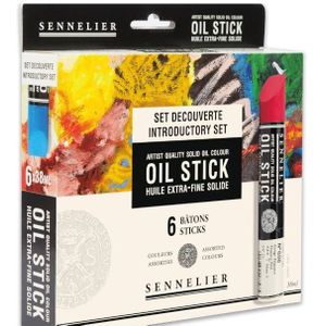 Sennelier Oilstick set 6x38ml introductie