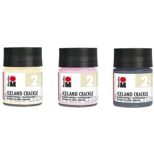 Marabu Iceland cracle paint 50ml - 134 powder pink