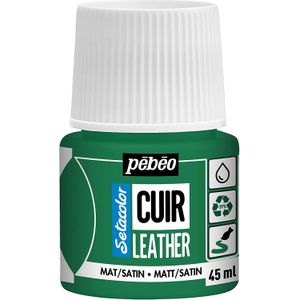 Pebeo Leather leerverf 45ml - 15 matcha green