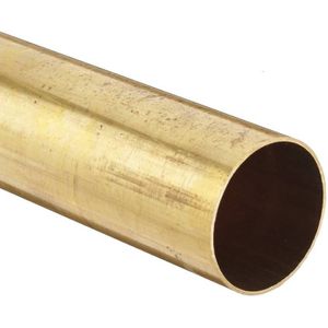 Albion Alloys Messing profiel brass tube - BT6M maat 6mm (0.45mm) per 3 stuks