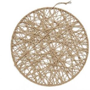 Jute web ring - diameter 30 cm