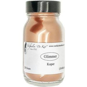 De Kat  Glimmer potje 20 gram - royaal blauw