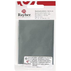 Rayher Schrijffolie voor kaarsen 31-020 - 22 zilver