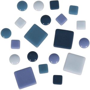 Rayher Mozaiek mix 14-828 blauwtinten