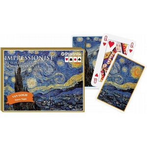 Piatnik Speelkaarten 2deck Gogh 226748