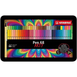 Stabilo Pen 68 arty blik 66 kleuren 6866