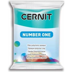 Cernit Polymeer klei 56gr number one - 676 turkoois