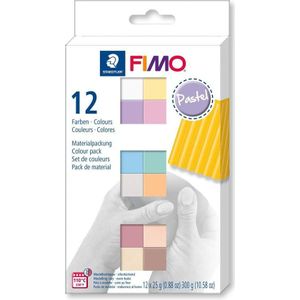 Steadtler Fimo pastel set 12 kleuren