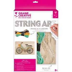 Graine Creative  String art set fiets 100665