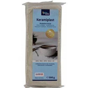 Glorex Keramiplast 500gr wit