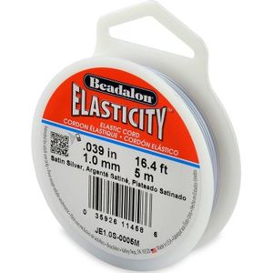 Beadalon Elasticity 25 mtr. - transparant 0,5 mm