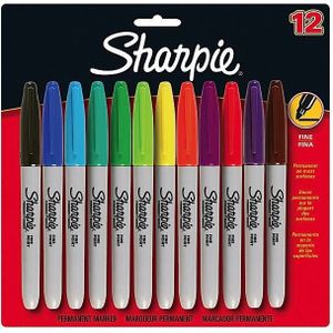 Sharpie Stiften set 12 kleuren