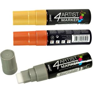 Pebeo 4artist marker 15mm - 70 zilver