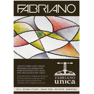 Fabriano  Unica printmaking papierblok - Formaat A3