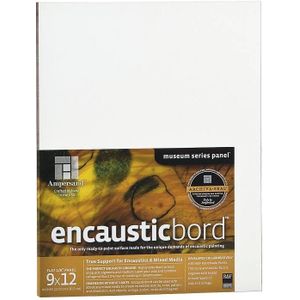 Ampersand  Encausticbord - dikte 3.8cm maat 30x30cm
